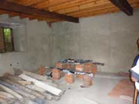 Interior de la escuela
