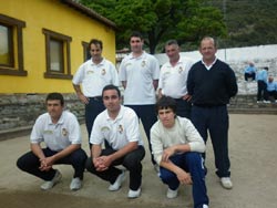 Equipo de bolos de Potes de la actual temporada