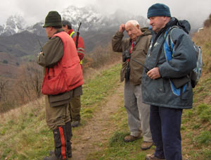 En Sobrequintana observando la cacería