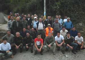 Componentes de la cuadrilla 141 en la Viñona