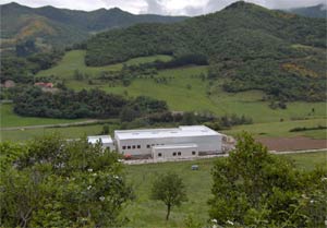 El matadero se encuentra en la finca de la Prada, en Sotama