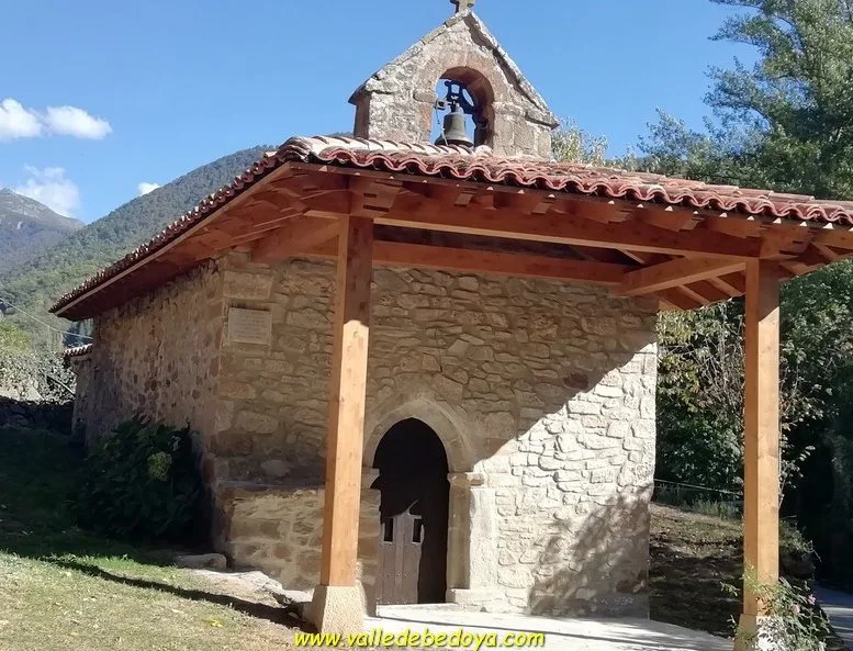 Detalle de la restauración de la ermita