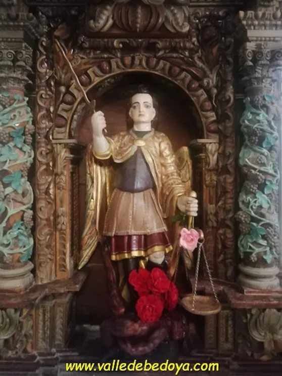 Imagen de San Miguel Arcángel en la ermita